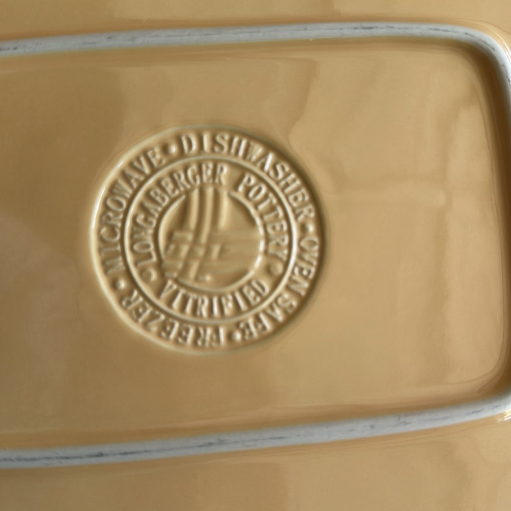 9” X 13” Rectangular Baking Dish - butternut color - Picture 3 of 4